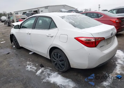 2017 Toyota Corolla Le from USA, damaged, VIN 2T1BURHEXHC864881